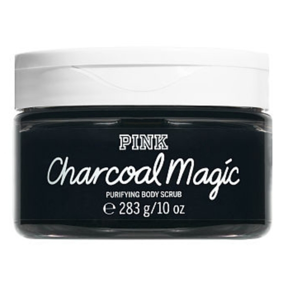 Pink Victoria Secret VS Charcoal Magic Purifying Body Scrub Discontinued NWT - Picture 1 of 8